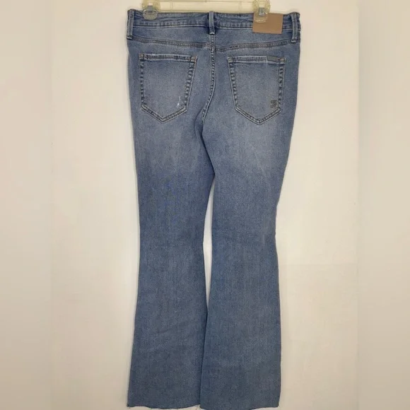 NWT Seven 7 FELICITY High Rise Slim Flare Retro-influenced Size 8 - Picture 4 of 5